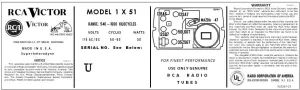 RCA-1X51-CH-1104A