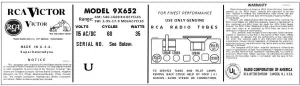 RCA-9X652
