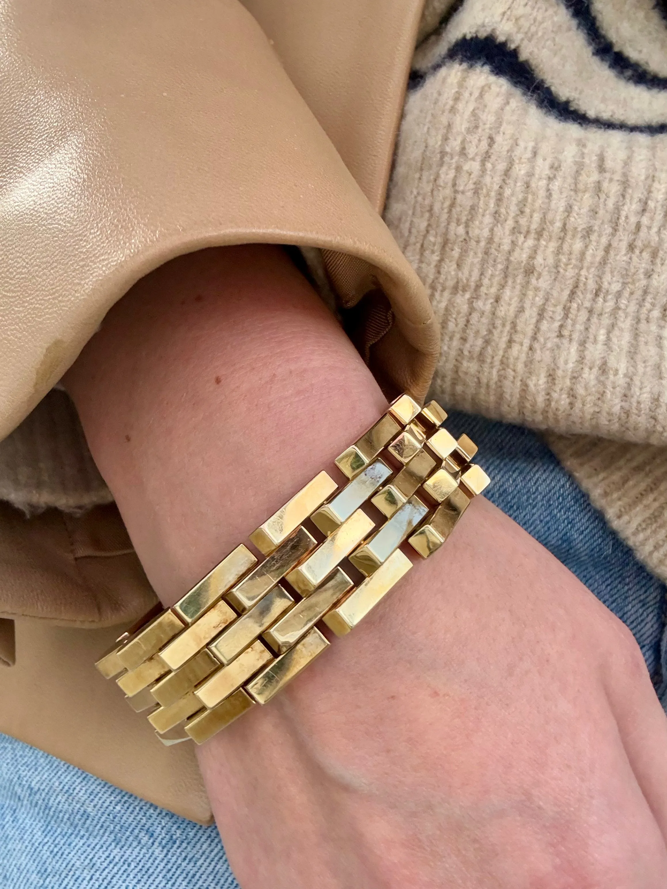 Retro Bracelet, 14k