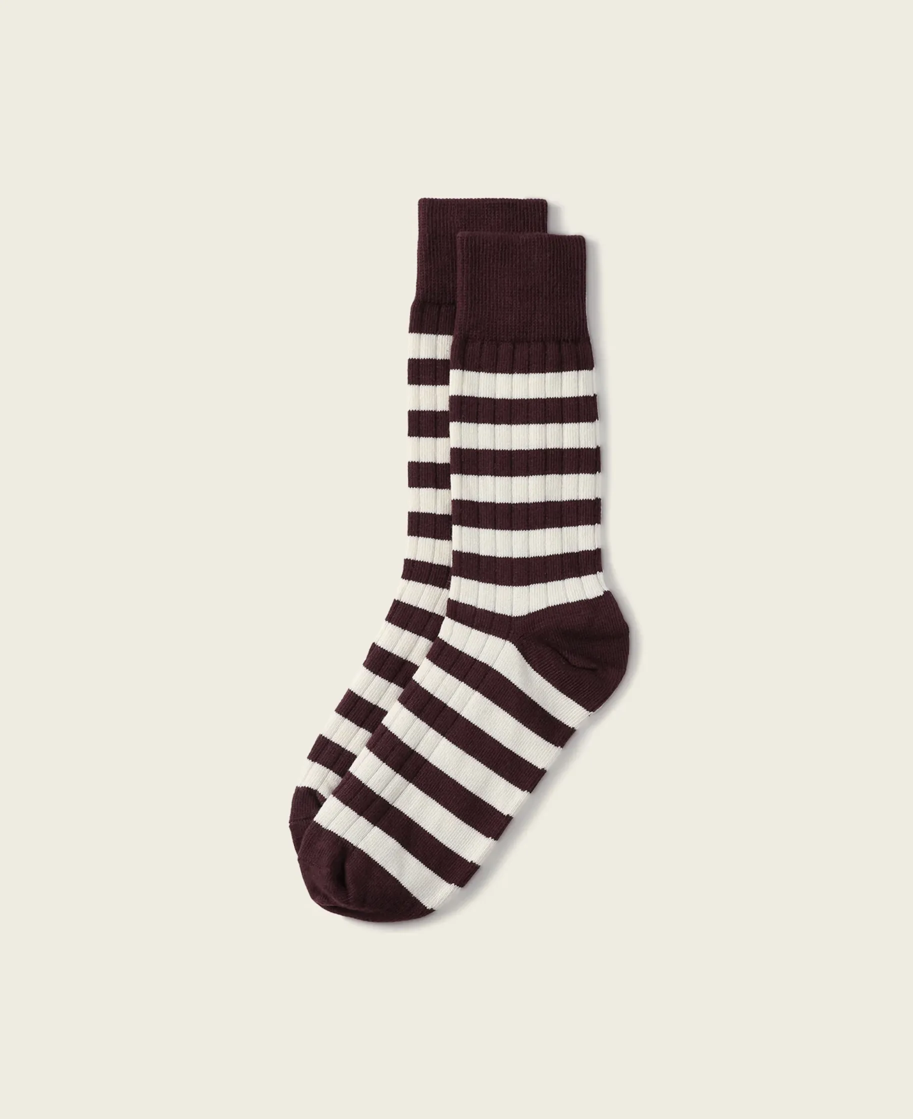 Retro Striped Cotton Socks