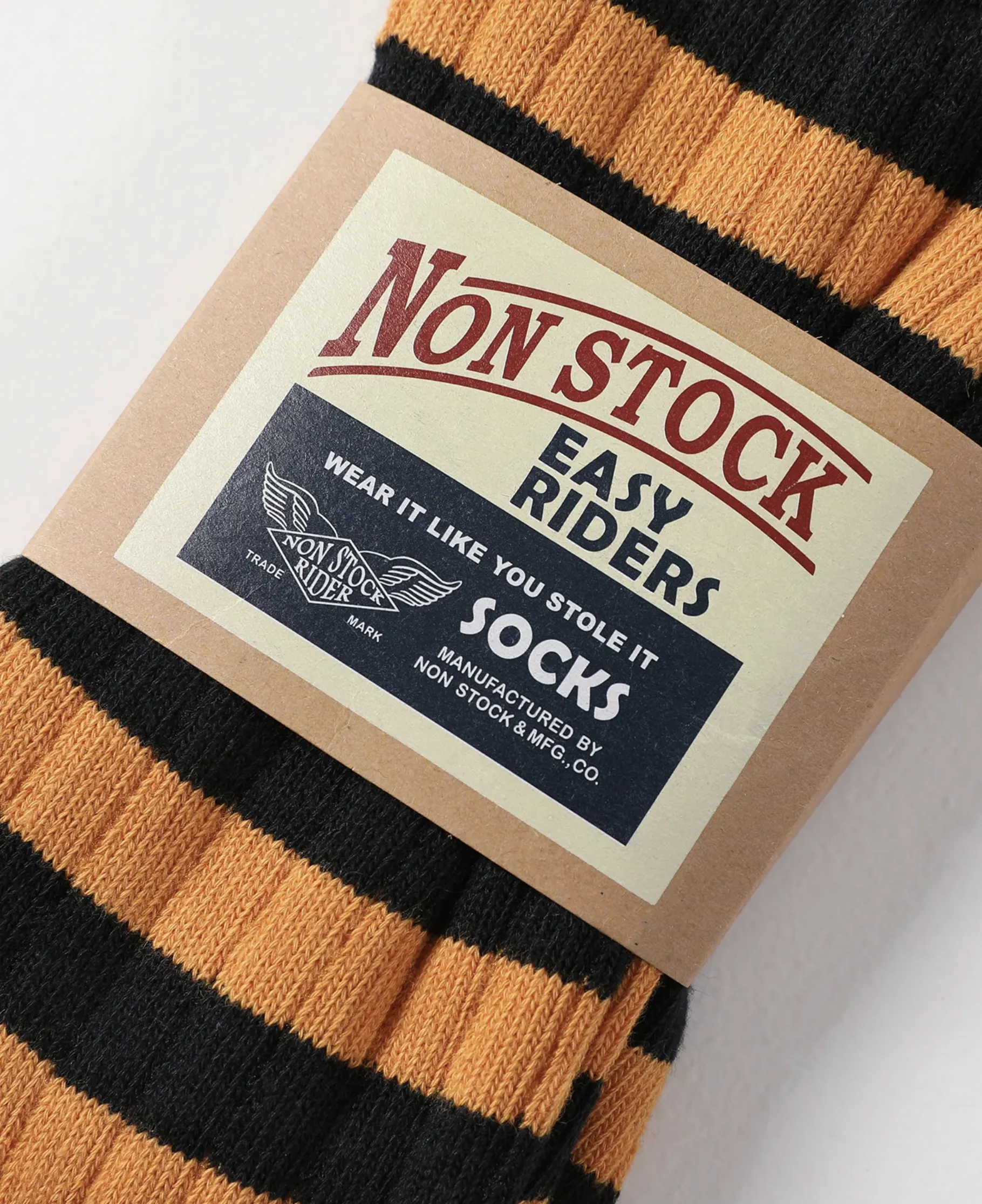 Retro Striped Cotton Socks