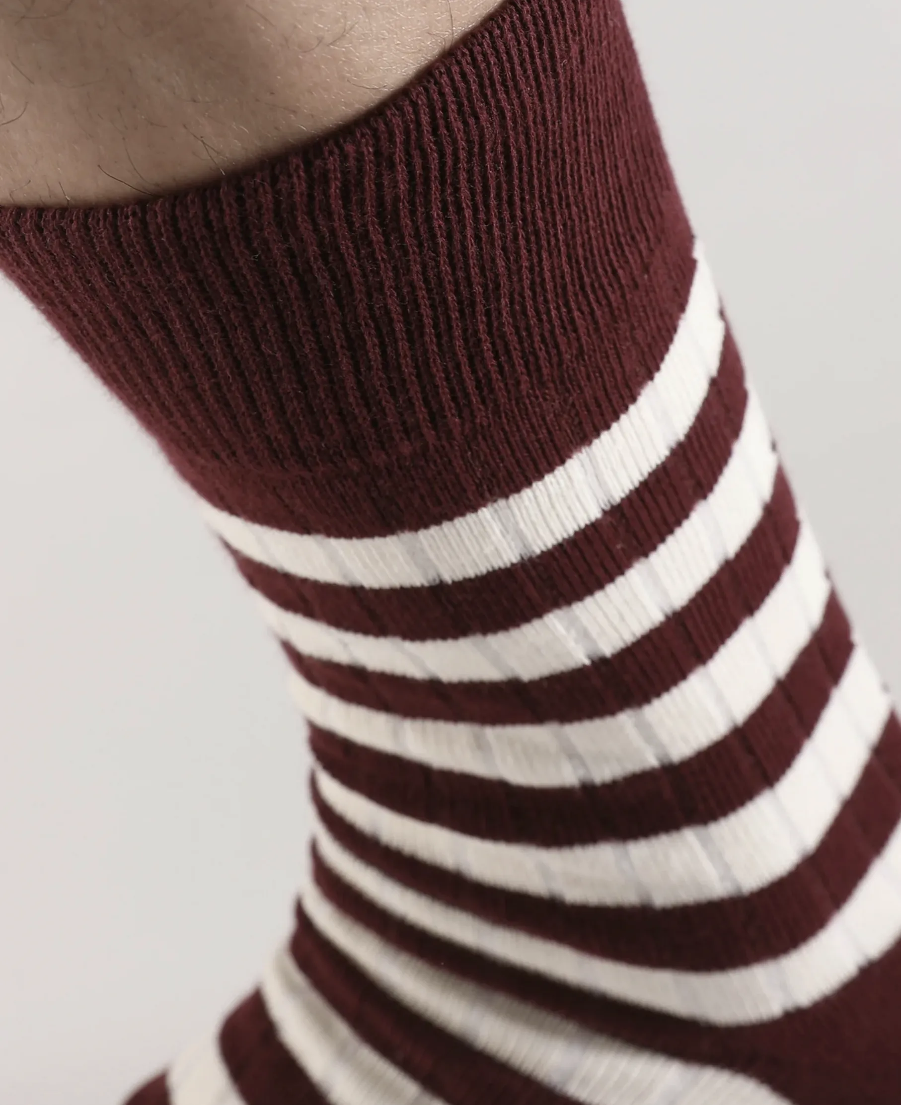 Retro Striped Cotton Socks