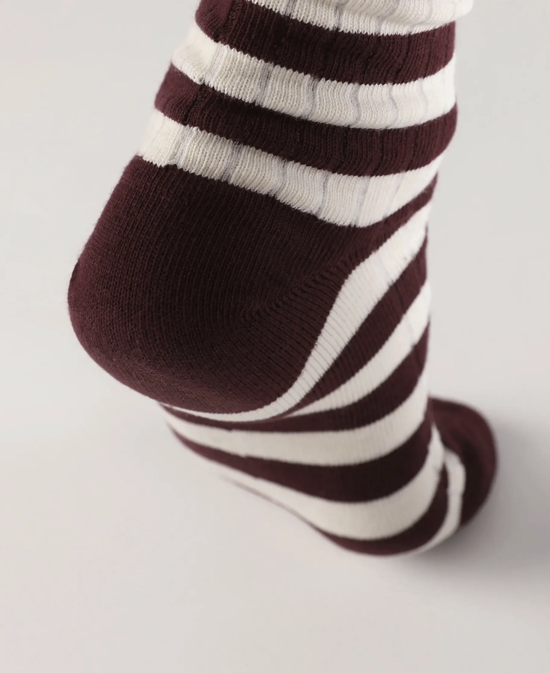 Retro Striped Cotton Socks