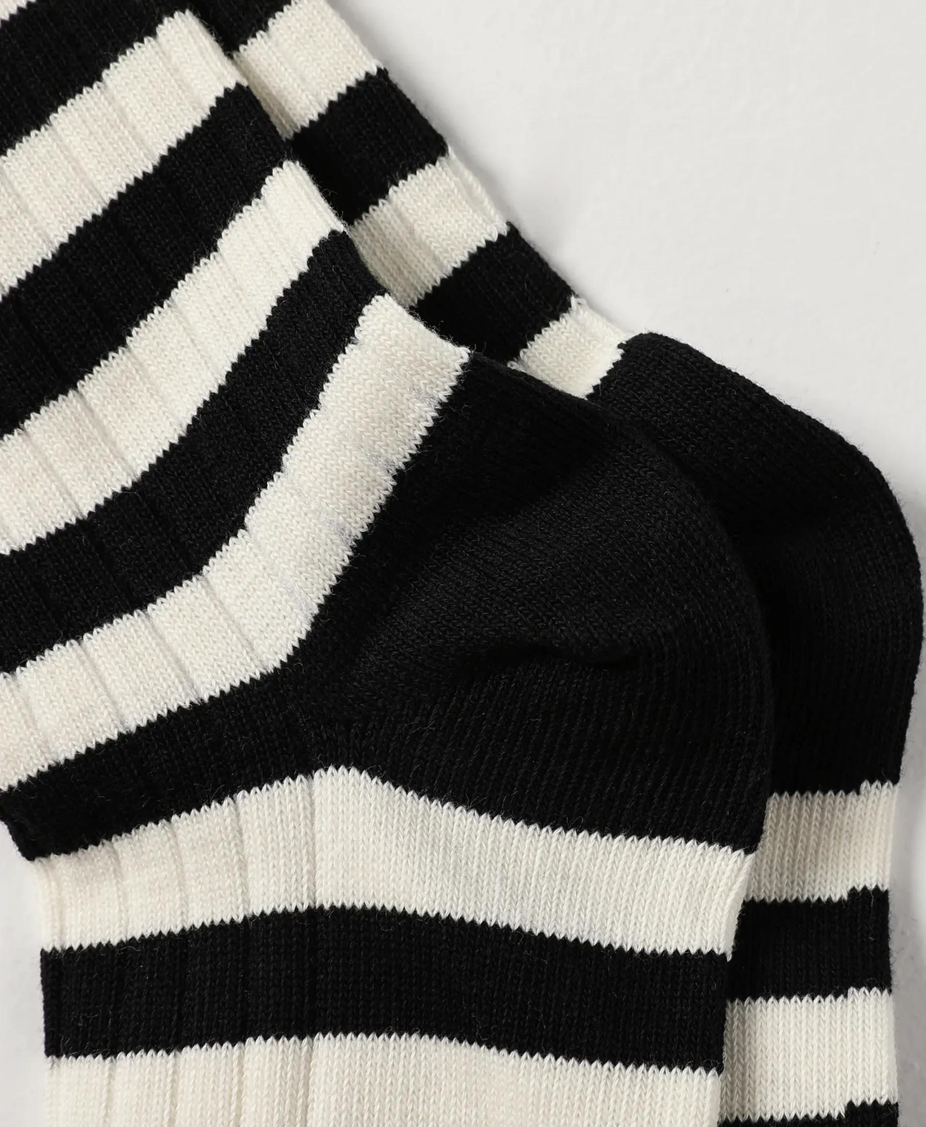 Retro Striped Cotton Socks