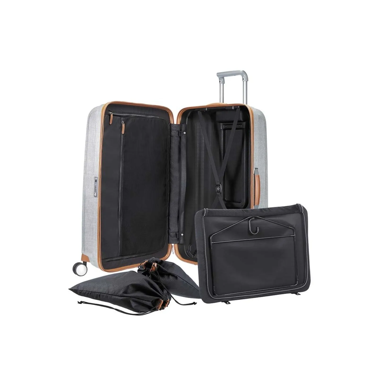 Samsonite Lite-Cube Deluxe 68cm Suitcase Aluminium