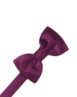 Sangria Luxury Satin Kids Bow Tie
