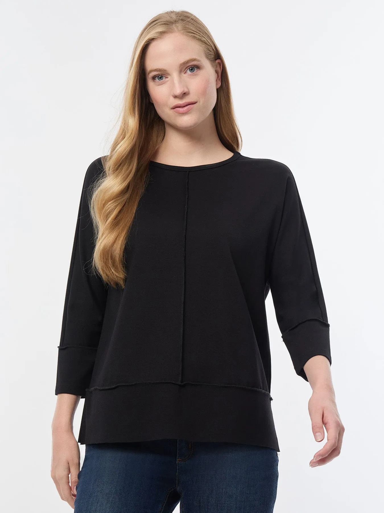 Seam Detail Dolman Tunic