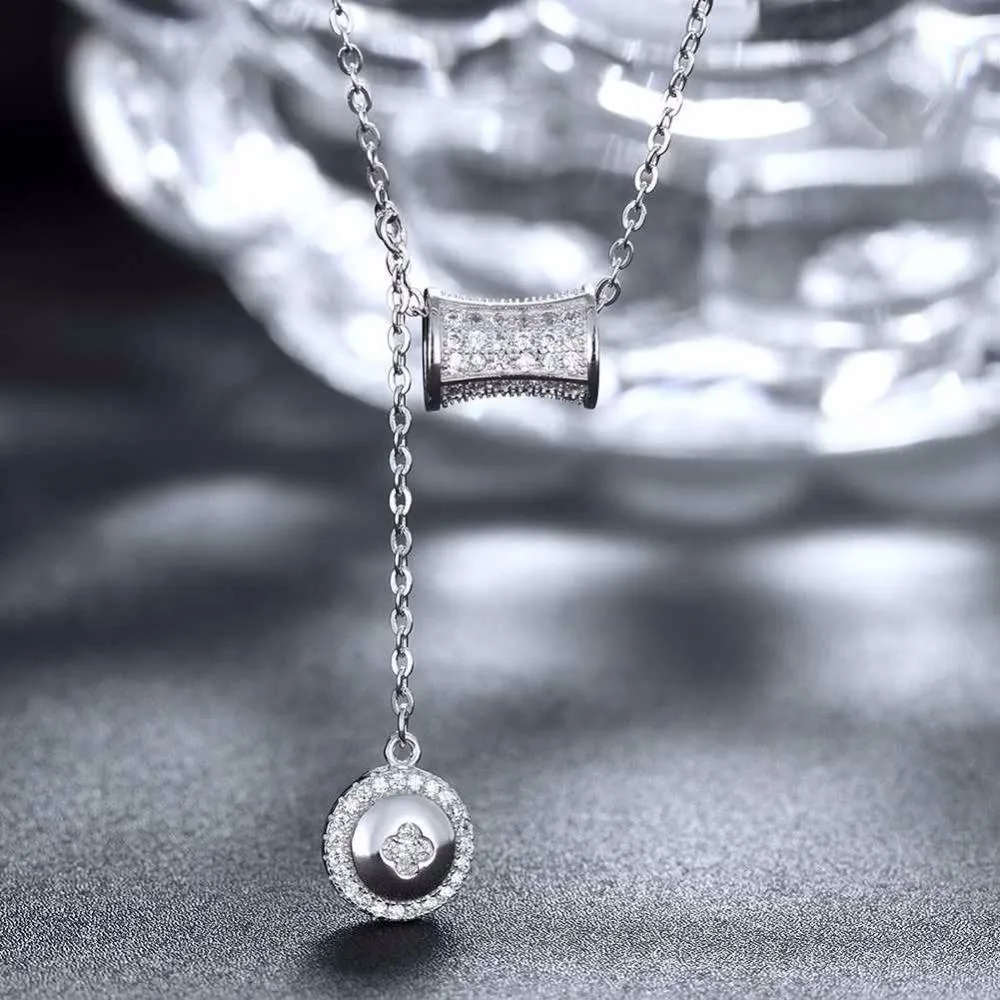 Solid 925 Sterling Silver Necklace Design Wedding Accessories Fashion Jewelry Necklaces & Pendants For Women