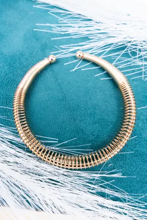 Spring Into Fashion Goldtone Cuff