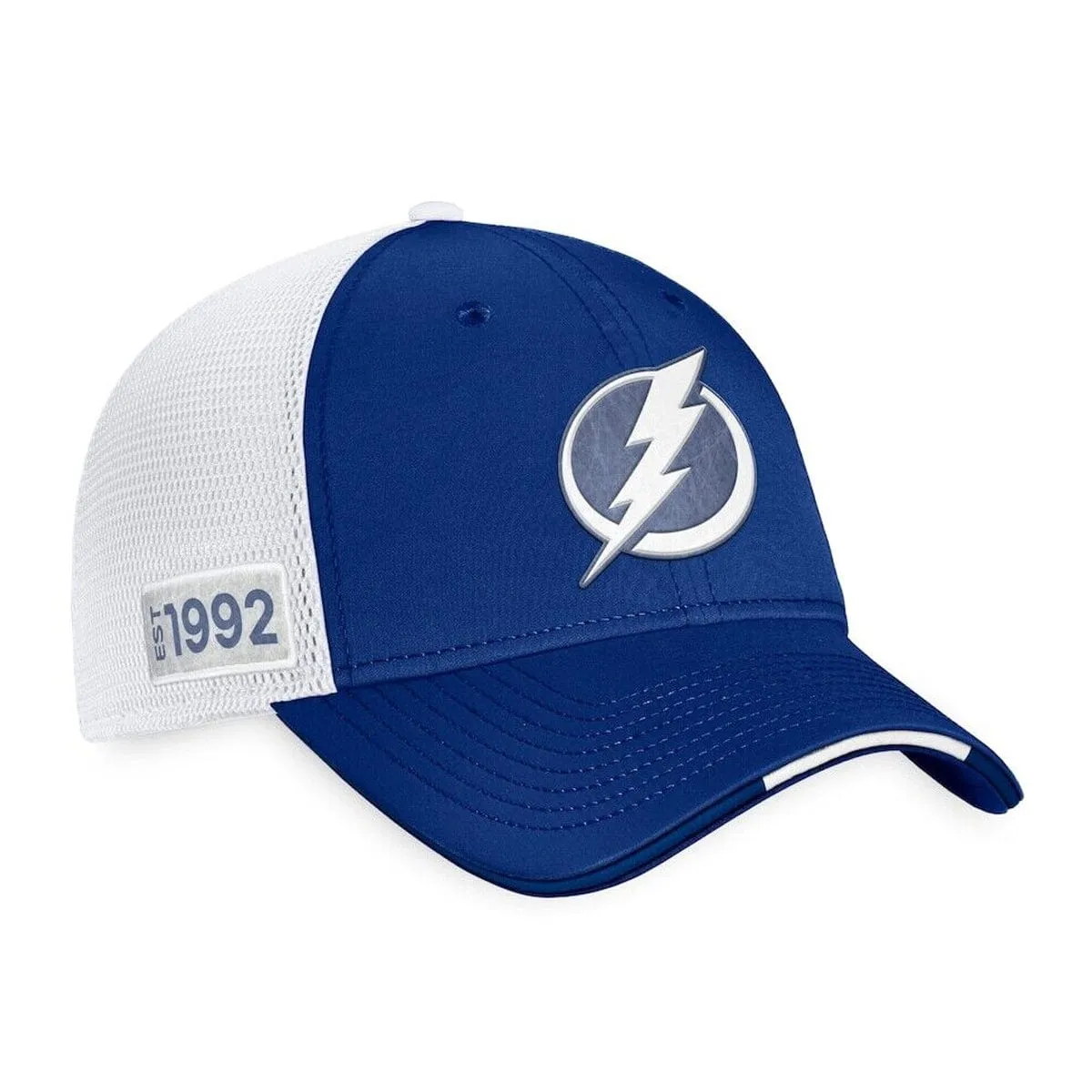 Tampa Bay Lightning Fanatics Authentic Pro Draft Structured Trucker Hat