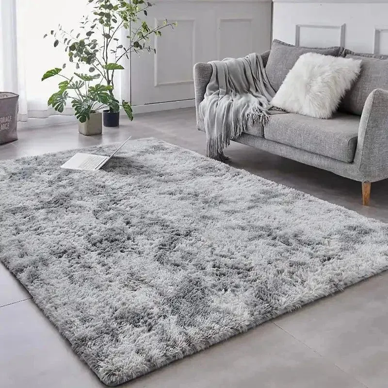 Tapete Luxury Felpudo Cinza Mescla