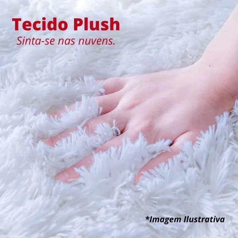 Tapete Luxury Felpudo Cinza Mescla