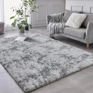 Tapete Luxury Felpudo Cinza Mescla