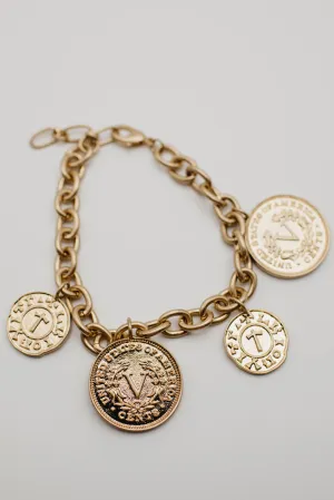 The Lydia Vintage Charm Bracelet