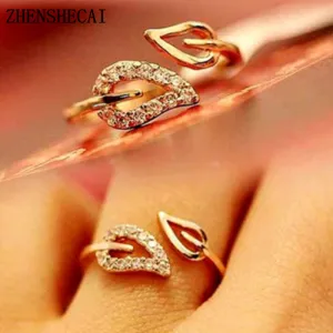 The Personality Party Leadership Commitment Gift Shining Bright Elements Rings For Women Lovers Open Ring Hot 2017 Wholesale nj3