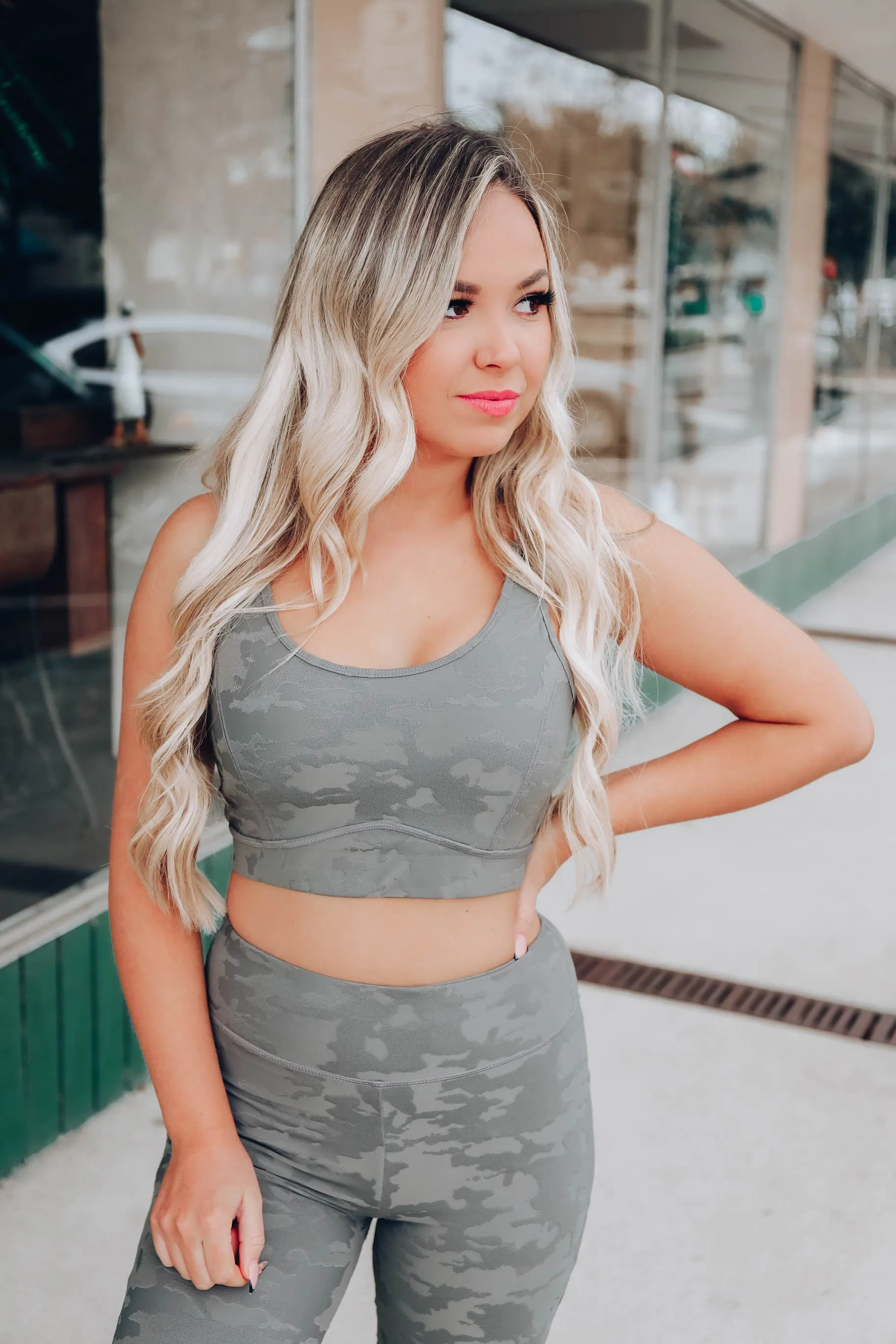Top Performance Sports Bra - Gun Metal