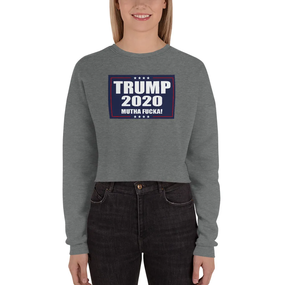TRUMP 2020 MF Women's Cropped Sweatshirt