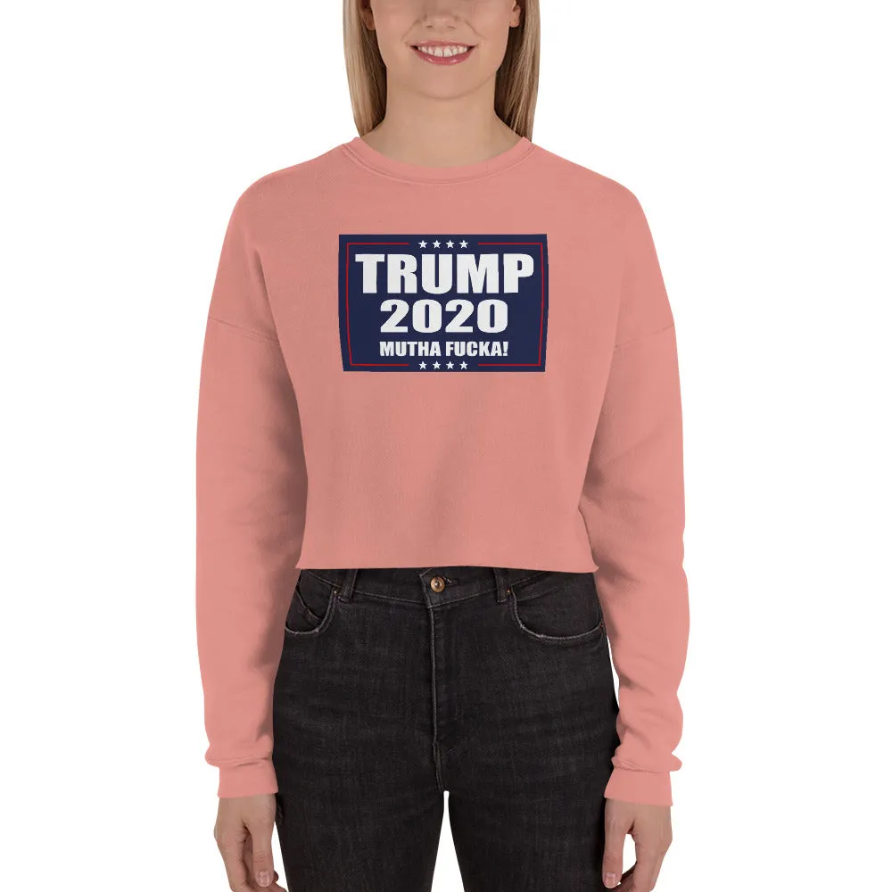 TRUMP 2020 MF Women's Cropped Sweatshirt