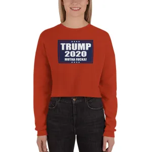 TRUMP 2020 MF Women's Cropped Sweatshirt