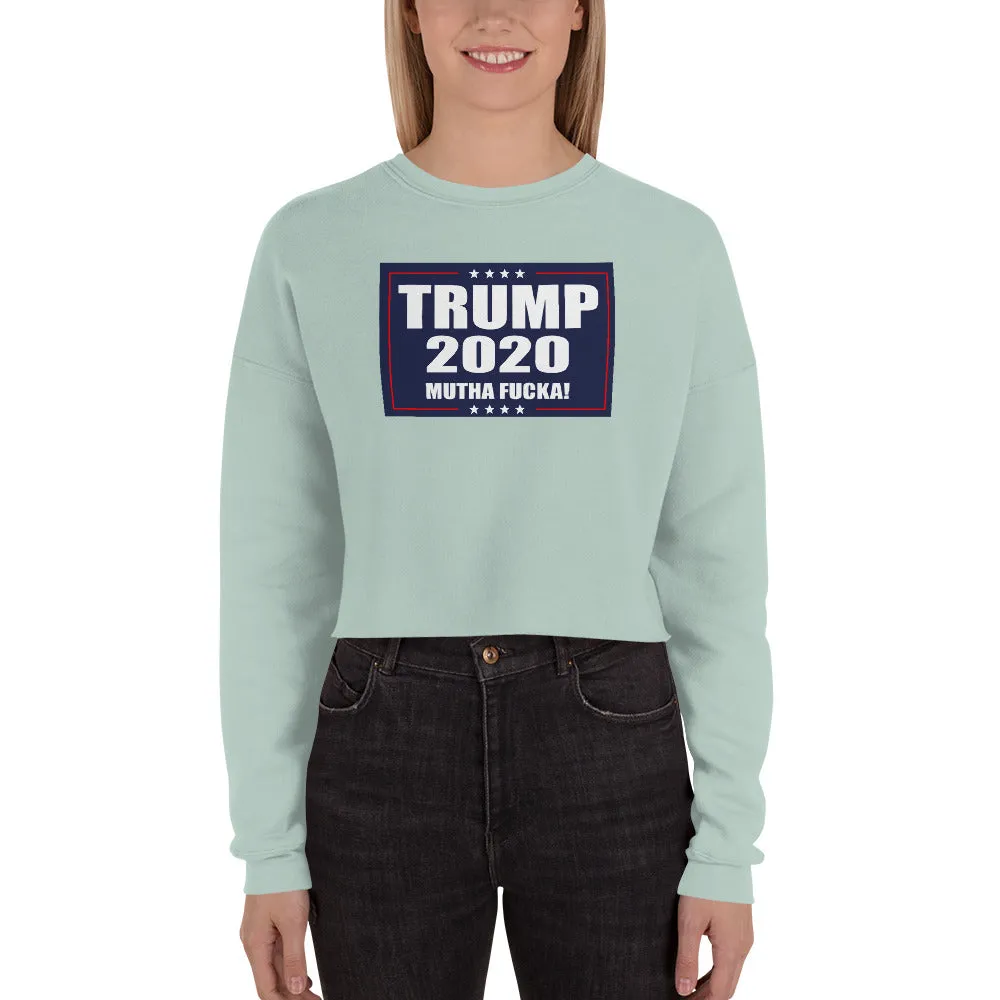 TRUMP 2020 MF Women's Cropped Sweatshirt