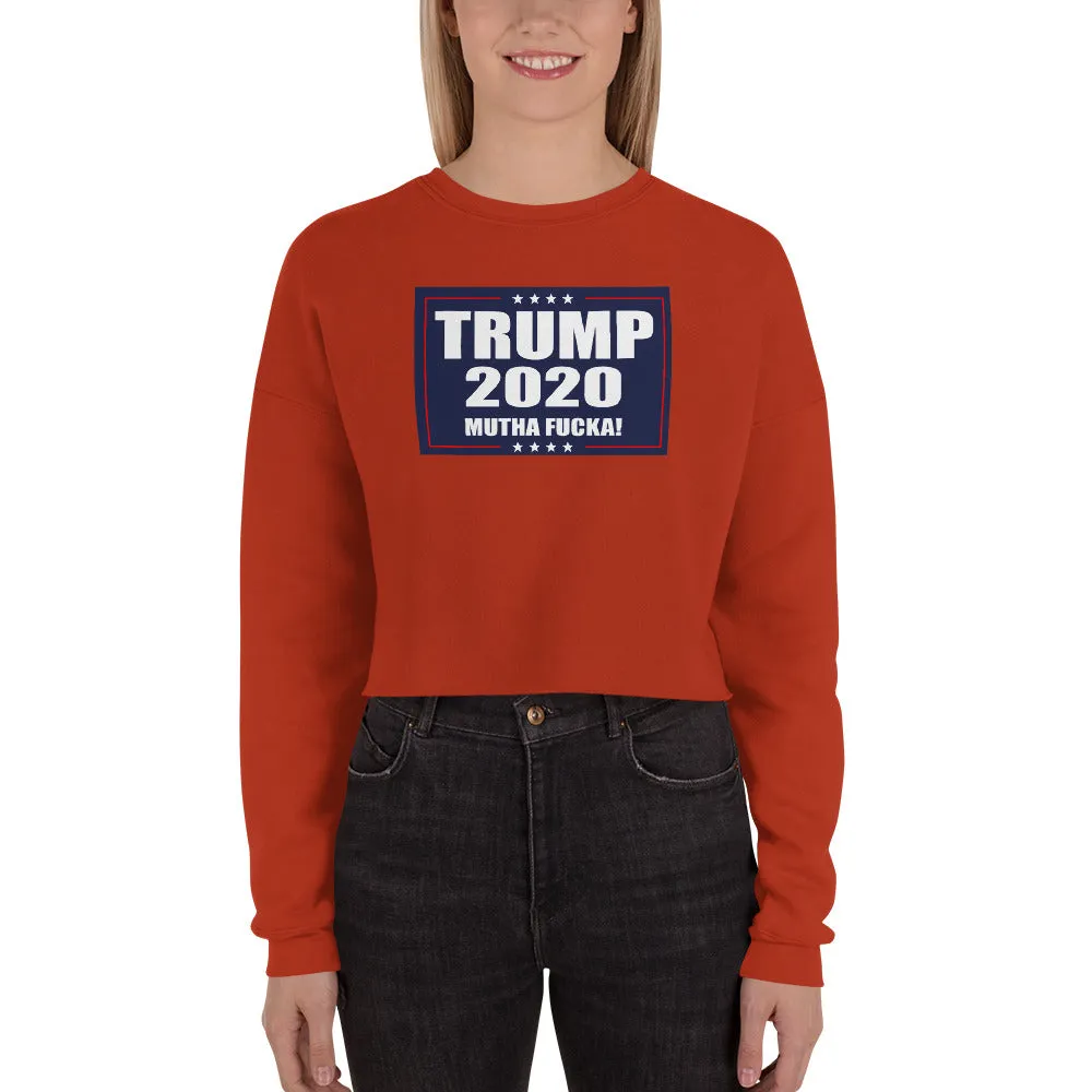 TRUMP 2020 MF Women's Cropped Sweatshirt