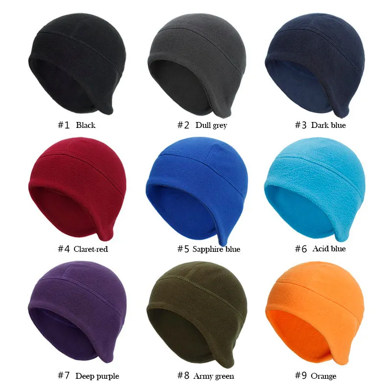 Unisex Winter Sports Fleece Cycling Hats
