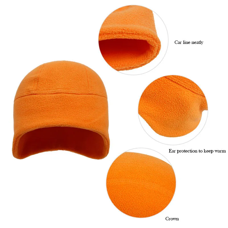 Unisex Winter Sports Fleece Cycling Hats