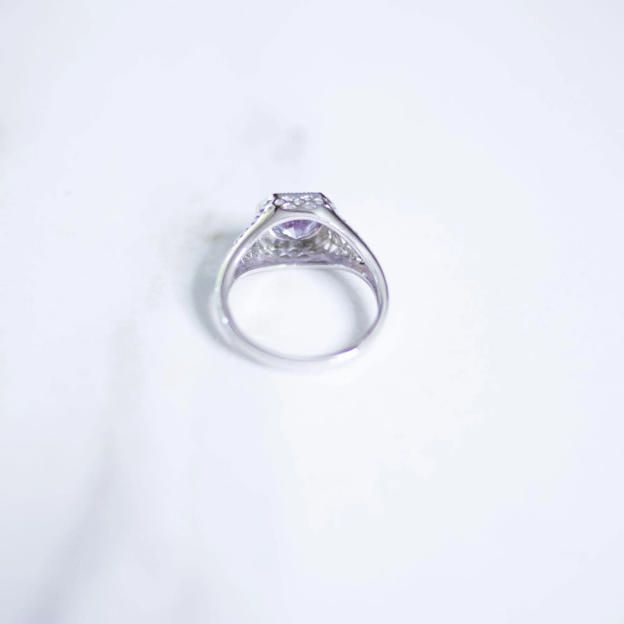 Vintage Art Deco Style Tanzanite Ring