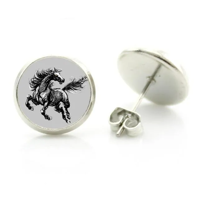 Vintage Fashion Round Earrings