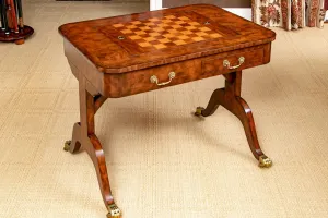Vintage Regency Style Games Table