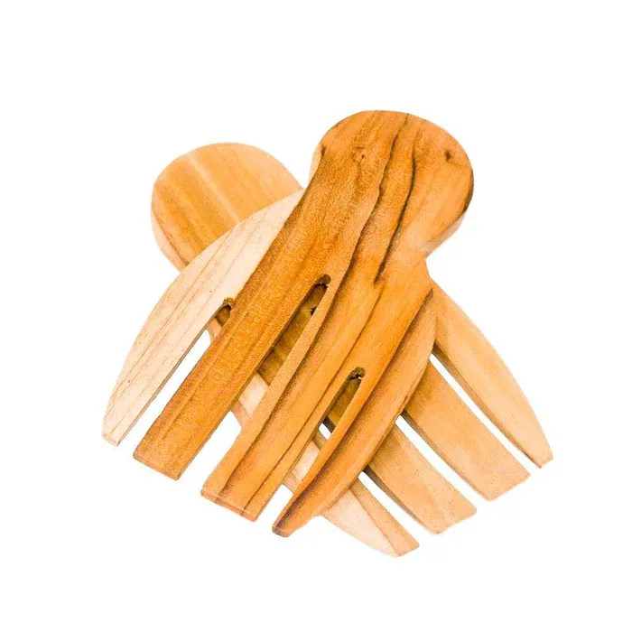 Vintage-Style Teak Serving Utensils
