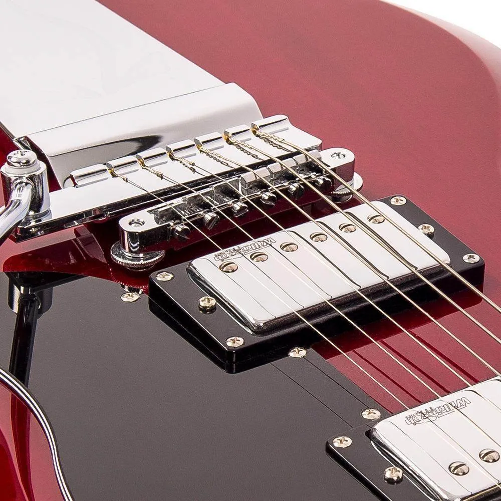 Vintage VS6V ReIssued with vintage style Vibrato ~ Cherry Red