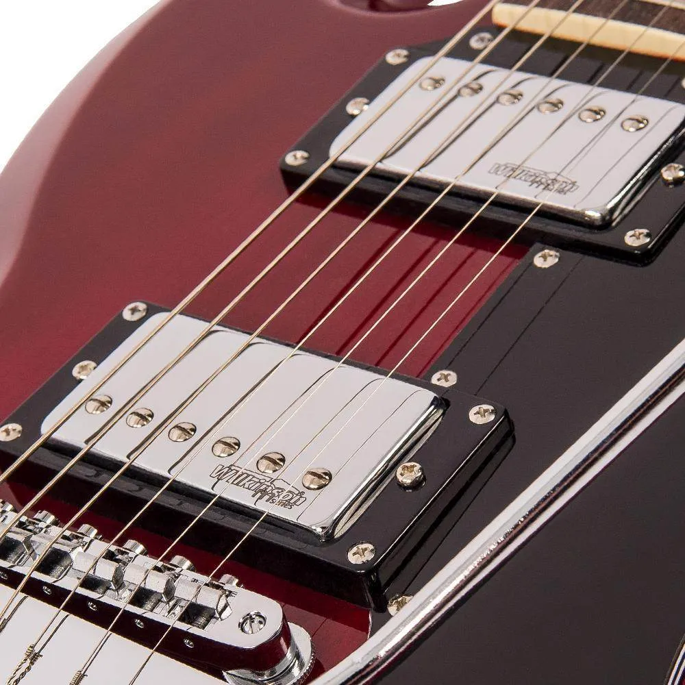 Vintage VS6V ReIssued with vintage style Vibrato ~ Cherry Red