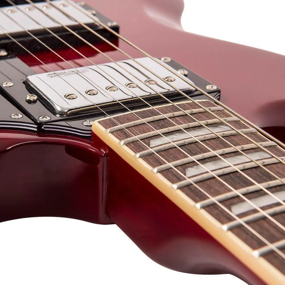 Vintage VS6V ReIssued with vintage style Vibrato ~ Cherry Red