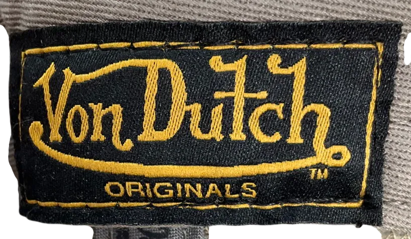 von dutch Cream Stone Boston Trucker Cap One Size