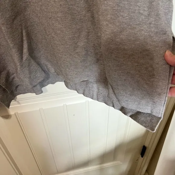 WAYF Gray Casual Crew Neck Sweater Long‎ Sleeve Knit Pullover Size L