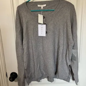 WAYF Gray Casual Crew Neck Sweater Long‎ Sleeve Knit Pullover Size L