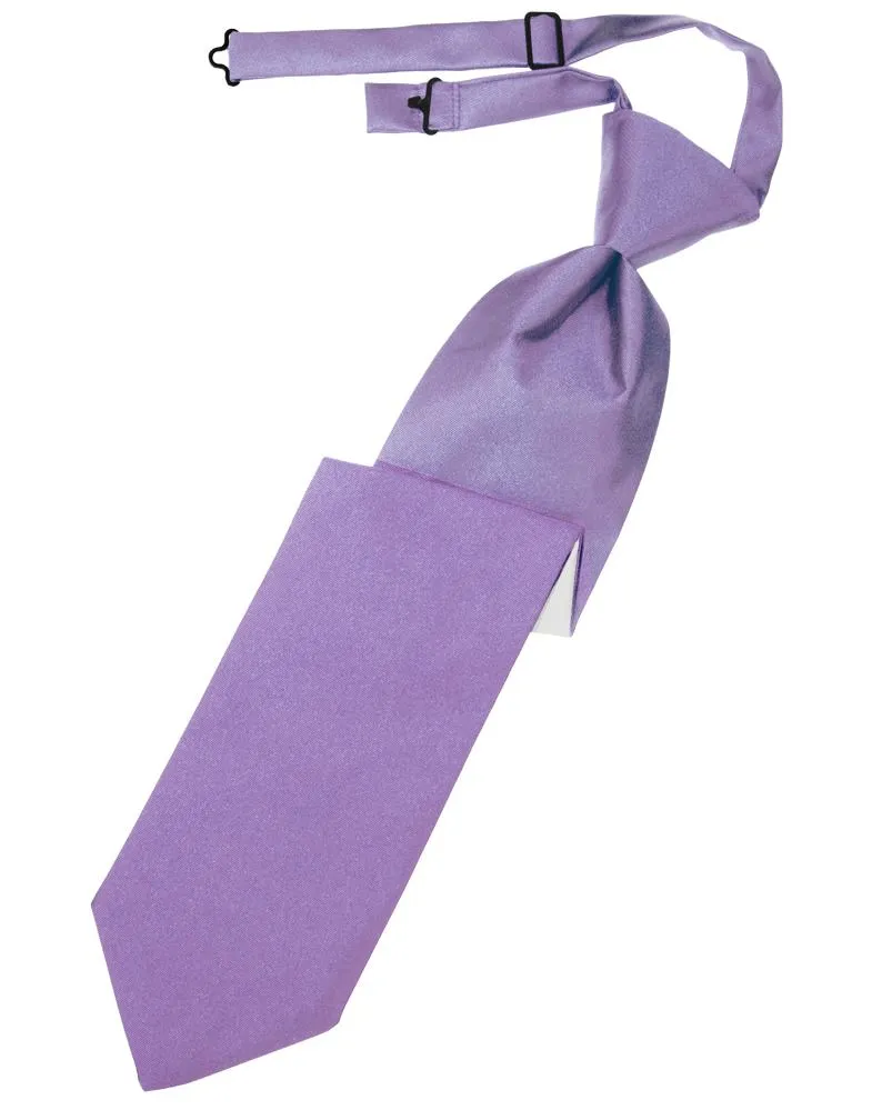 Wisteria Luxury Satin Kids Necktie
