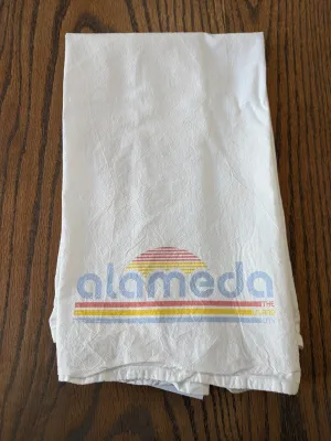 WKND EVERYDAY RETRO FLOUR SACK KITCHEN TOWEL