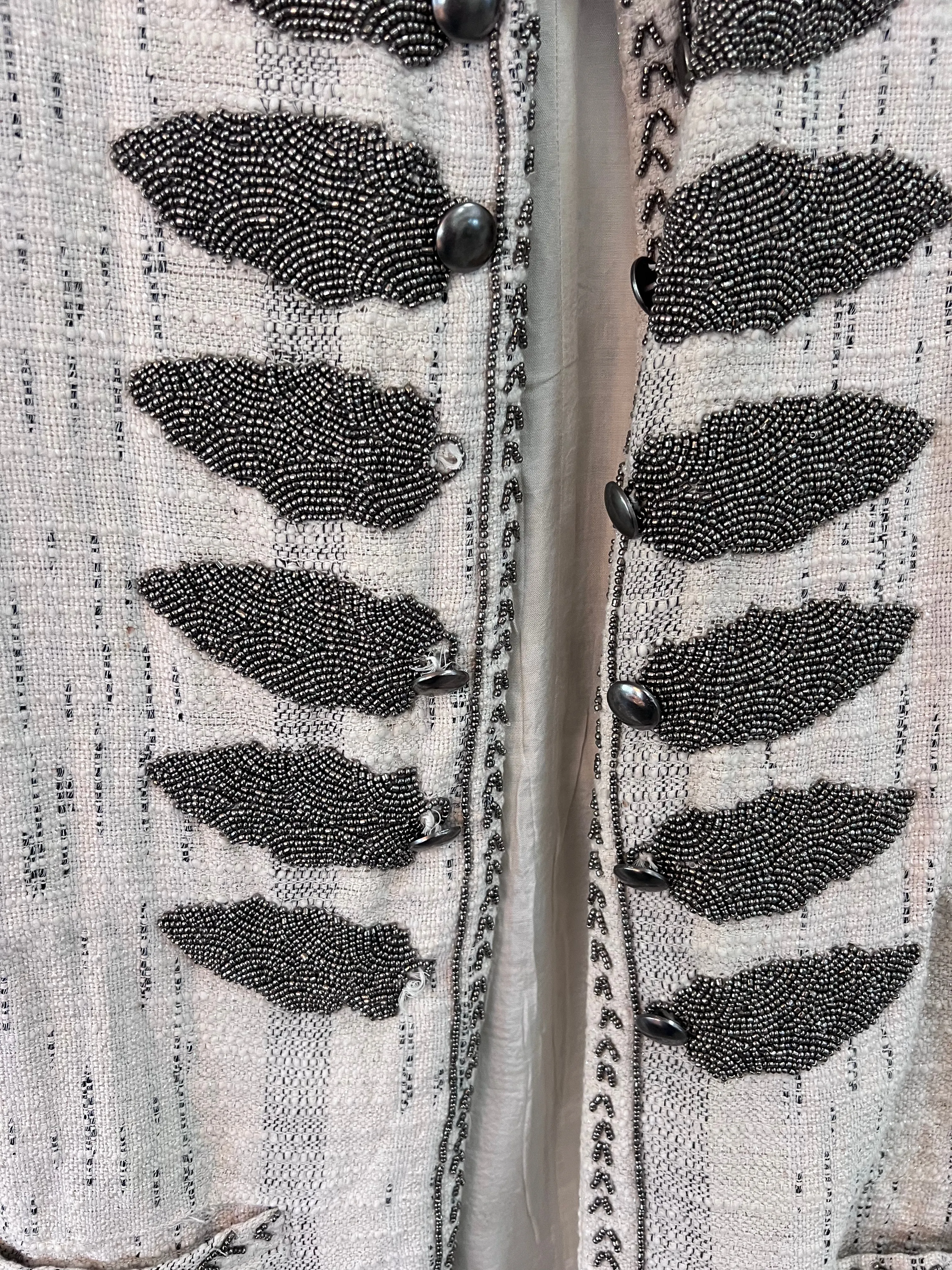 ZARA Embellished Vest S (RESTYLE)