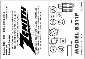 ZENITH-B511P